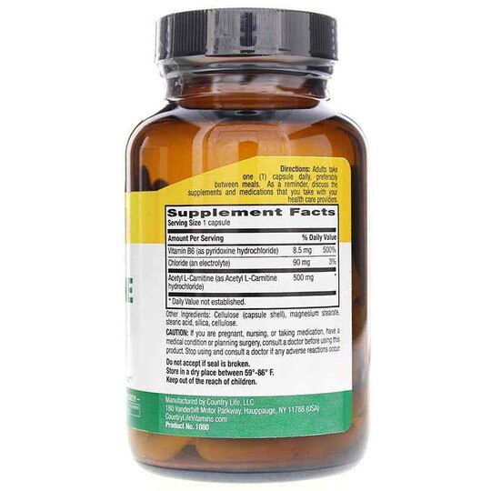 Acetyl L-Carnitine 500 Mg, CTL